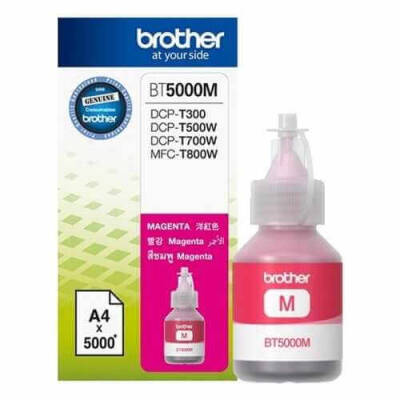 Brother BT5000M Orjinal Kırmızı Şişe Mürekkep - 1