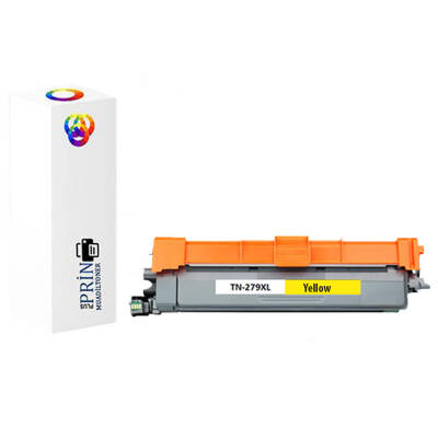 Brother TN-279XL /Brother DCP-3528 Yüksek Kapasiteli Muadil Toner Sarı - 1