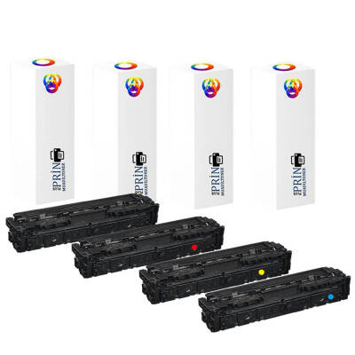 Canon CRG-067H/5100C002 4 Renk Bir Arada Çipli Muadil Toner Seti - 1