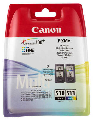 Canon MG4150 | PG-510 + CL-511 Kombo Multipack Kartuş - 1