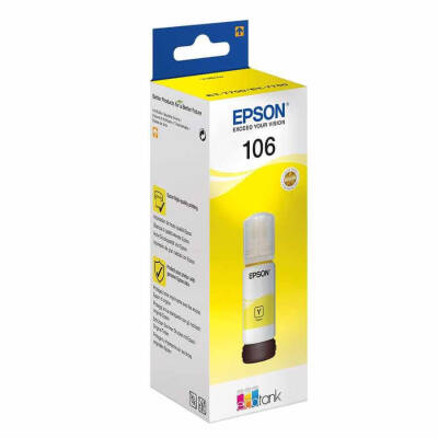 Epson 106-C13T00R440 Sarı Orijinal Mürekkep - 1