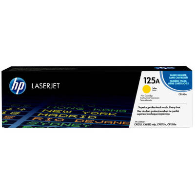 Hp 125A-CB542A Sarı Orijinal Toner - 1