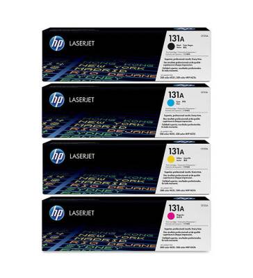 Hp 131A-U0SL1AM-HP LaserJet Pro 200 Color M251nw Orijinal Renkli Toner Set Ekonomik Paket - 1