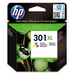 Hp 301XL-CH564E Renkli Orijinal Kartuş Yüksek Kapasiteli 