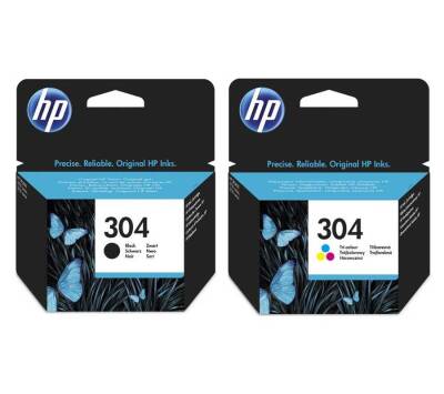 HP 304 Orjinal Kartuş Seti DeskJet 2633 - 2632 - 1