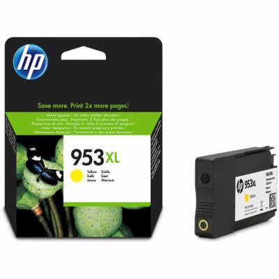 HP 953XL Yüksek Kapasiteli Sarı Orjinal Mürekkep Kartuşu - 1