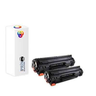 Hp CB435A | Hp Laserjet P1005 Uyumlu Muadil Toner 2li Paket - 1