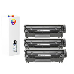 Hp Laserjet 3052 Yazıcı Uyumlu 12A Muadil Toner 3'lü Paket - 2