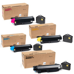 Kyocera TK-5370 / Kyocera Ecosys MA3500cix 4 RENK CMYK Toner Seti 