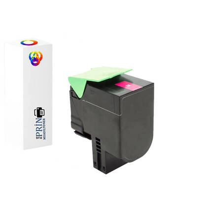 LEXMARK CX310/CX410/CX510 (80C8SM0) Uyumlu Kırmızı Muadil Toner - 1