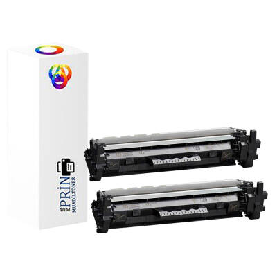 PlusPrint Hp G3Q58A Muadil Toner Yazıcı Uyumlu CF217A Chipsiz 2li Paket - 1